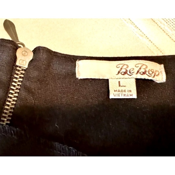 🖤BeBop🖤 VTG COLOR-BLOCK CAP SLEEVE SHEATH BACK-ZIP MINI DRESS EUC🎬 - Picture 5 of 11